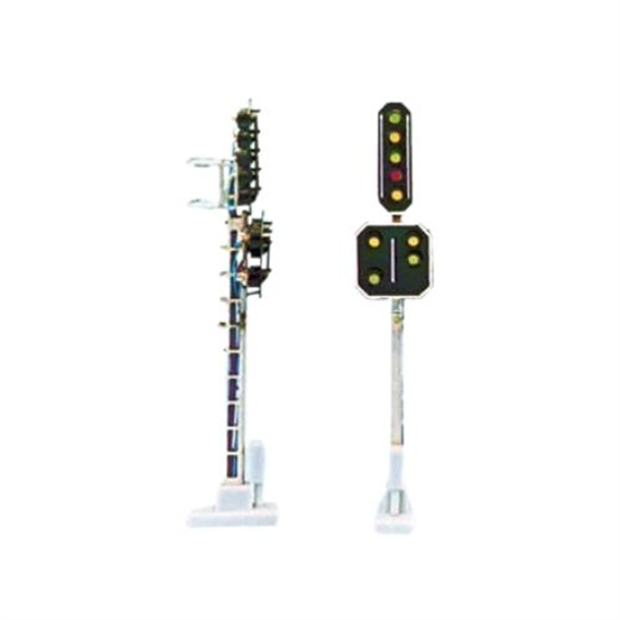 Schneider 2208 SBB Hauptsignal mit Vorsignal 9 LED 75 mm - H0 (1:87)