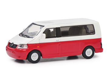 Schuco 452665910 VW T5 Bus rot/weiß, MHI - H0 1:87