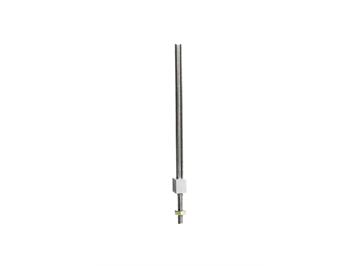 Sommerfeldt 390 H-Profil-Mast aus Neusilber, 53 mm hoch (5 Stück) - N (1:160)