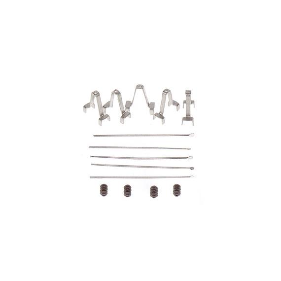 Sommerfeldt 503 Maststütze mit Seitenhaltern + Isolator, 5 Stück - H0/H0m (1:87)