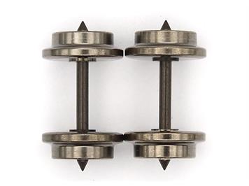 TRIX E33357811 Express Radsatz 10mm, Spitzlager, 2 Stück - H0 (1:87)
