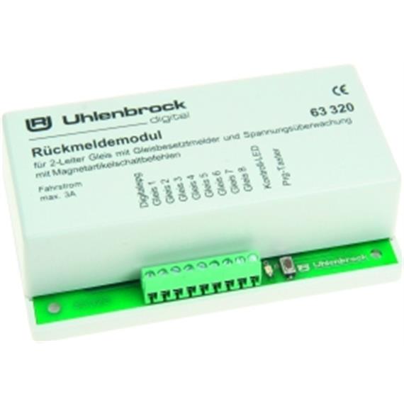 Uhlenbrock 63320 LN Rückmeldemodul 8 Eingänge 2-Leiter