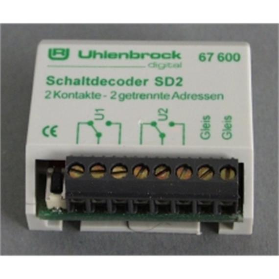 Uhlenbrock 67600 Schaltdecoder SD2