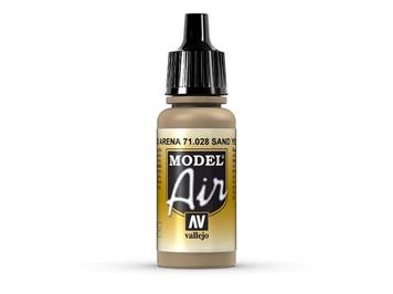 Vallejo 71.028 Model Air 17ml, SAND YELLOW