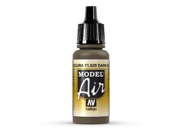 Vallejo 71.029 Model Air 17ml, DARK EARTH