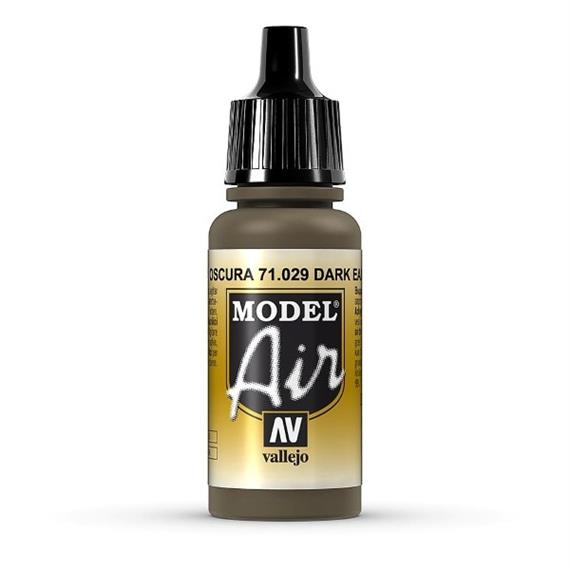 Vallejo 71.029 Model Air 17ml, DARK EARTH