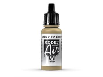 Vallejo 71.067 Model Air 17ml, BRIGHT BRASS