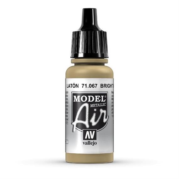 Vallejo 71.067 Model Air 17ml, BRIGHT BRASS