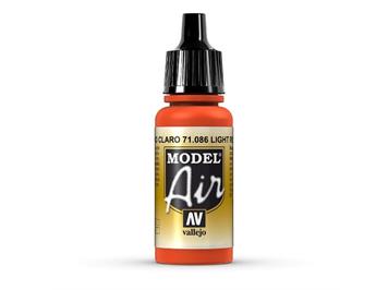 Vallejo 71.086 Model Air 17ml, LIGHT RED