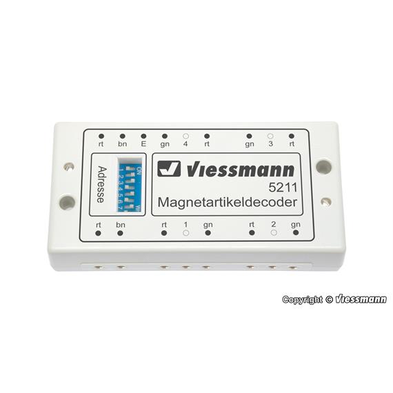 Viessmann 5211 Magnetartikeldecoder für 4 Weichen