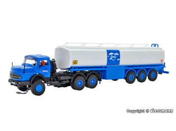 Viessmann 8034 MB Rundhauber 3-achs mit ARAL Tankauflieger - H0 (1:87)