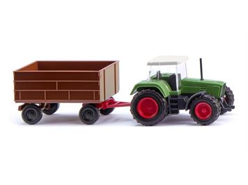 Wiking 096004 Fendt Favorit mit Anhänger - N (1:160)