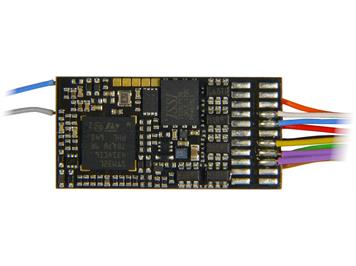 ZIMO MS450 Sounddecoder an Litzen, 1,2A, 12 FU-Ausgänge, Energiesp.-Anschluss - H0