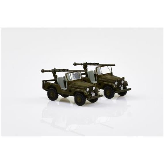 ACE Arwico Collection Edition 005103 Jeep PAK58 Panzer-Abwehr (2 Stk.) HO