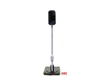 AlphaModell 6240 Hauptsignal breite Bauform mit 6 Linsen - H0 (1:87)