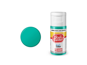 AMMO R-0018 Rail Center Jadegrün, matt, Acrylfarbe, 20 ml