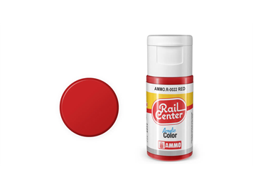 AMMO R-0022 Rail Center Rot, matt, Acrylfarbe, 20 ml