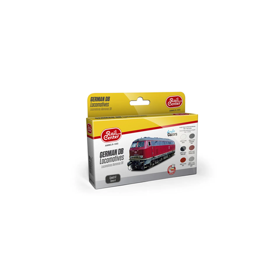 AMMO R-1003 Rail Center Deutsche DB-Lokomotiven, Epoche V, Farb-Set