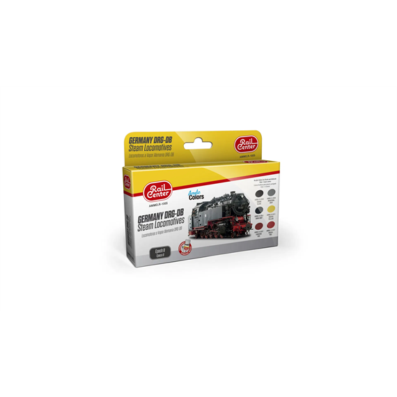 AMMO R-1005 Rail Center Deutsche DRG-DB Dampflok, Epoche II, Farb-Set