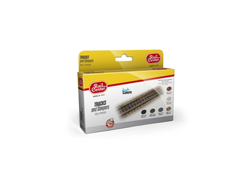 AMMO R-1015 Rail Center Gleise und Schwellen, Farb-Set