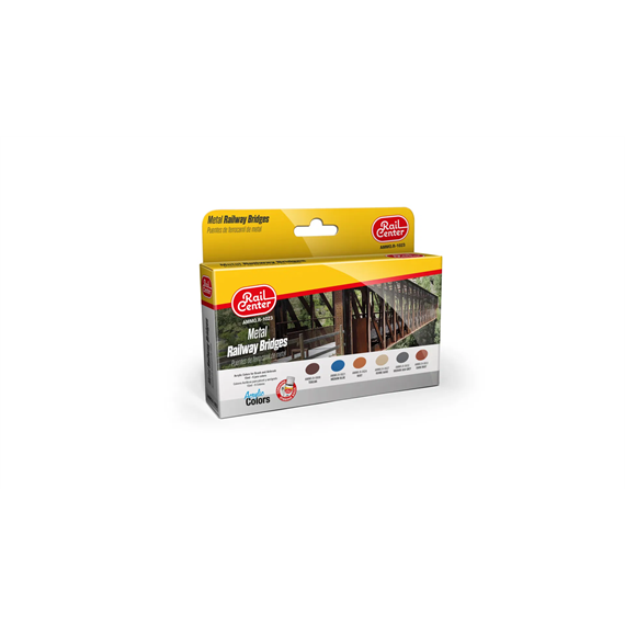 AMMO R-1023 Rail Center Metallbrücken, Farb-Set