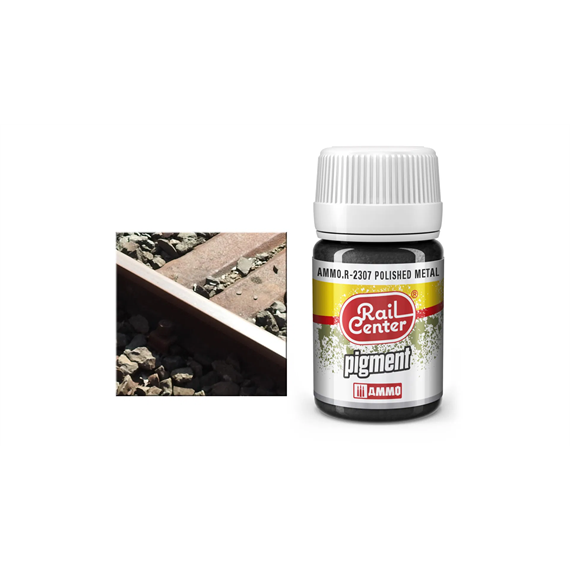 AMMO R-2307 Rail Center Poliertes Metall, Pigmente, 35 ml