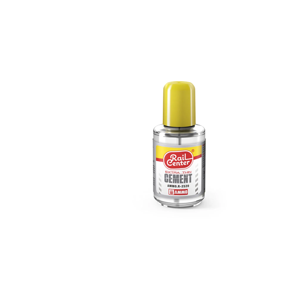 AMMO R-2520 Rail Center Kunststoff-Kleber, extra-dünnflüssig, 30 ml