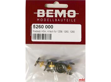 Bemo 5260 000 Radsatz komplett für 1258 / 1260 / 1280