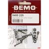 Bemo 5400 225 Kurzkupplung Wagenadapter, L=16,5mm (Code R), 10 Stück - H0m (1:87)