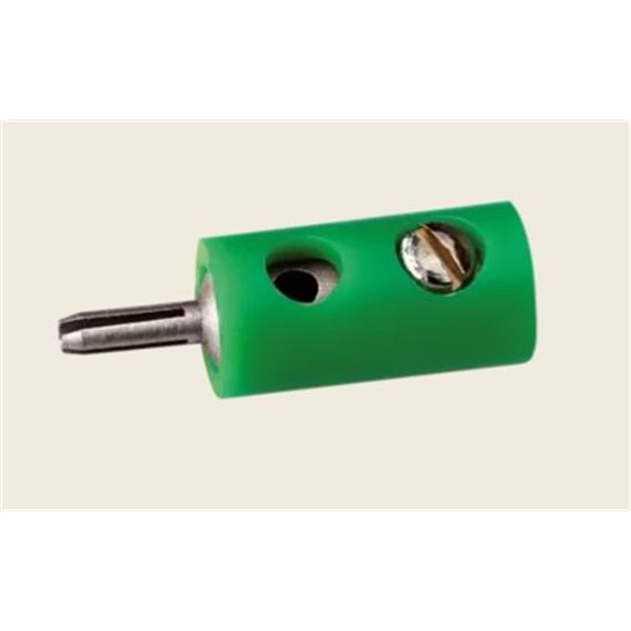 Brawa 3053 Stecker rund 2,5 mm grün, 10 Stück