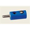 Brawa 3055 Stecker rund 2,5 mm blau (10 Stück)