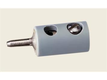 Brawa 3057 Stecker rund 2,5 mm grau (10 Stk.)