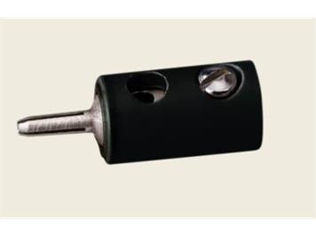 Brawa 3058 Stecker rund 2,5 mm schwarz, 10 Stück