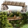 Busch 1497 Holzbrücke - H0 (1:87)