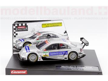 Carrera 25748 Evolution Mercedes C-Klasse AMG DTM 2004, No.2, mit LED-Licht - analog