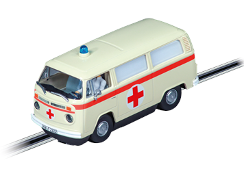 Carrera D132 20032033 VW BUS T2b "Krankenwagen, Rotes Kreuz"