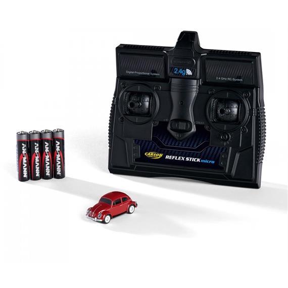Carson 500504147 VW Beetle rot 2.4G 100% RTR - H0 (1:87)