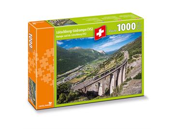 Carta.Media 7253 Puzzle Lötschberg-Szüdrampe (1000 teilig)