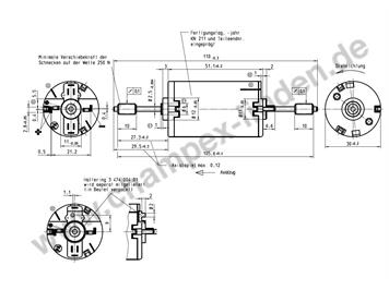 CL22204 LGB-Motor Typ 62204 mit langer Welle