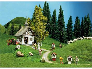 Faller 130235 Kapelle mit Wegkreuzen - H0 (1:87)