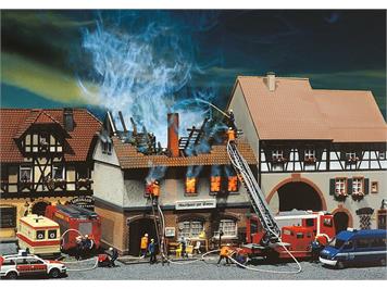 Faller 130429 Brandruine Gasthaus Sonne, H0 (1:87)