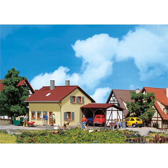 Faller 131358 Hobby Siedlerhaus mit Anbau HO