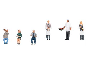 Faller 151704 Kellner und Restaurantbesucher - H0 (1:87)