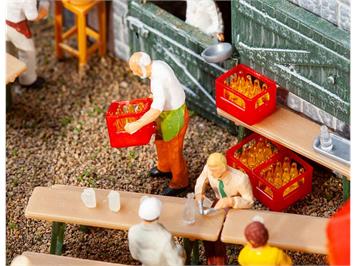 Faller 180996 4 Getränkekisten mit Saftflaschen - H0 (1:87)