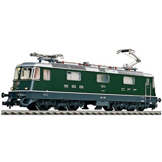 Fleischmann 4343 SBB Elektrolok Re 4/4 II 11374 grün, DC 2L, analog - H0 (1:87)
