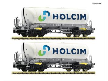 Fleischmann 6660047 2-tlg. Set: Silowagen, Holcim - N (1:160)