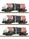 Fleischmann 6660073 3-tlg. Set: Kesselwagen, ÖBB, "Schwechat 2000" Heizöl - N (1:160)