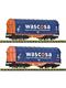 Fleischmann 6660105 2-tlg. Set: Schiebeplanenwagen, Wascosa - N (1:160)