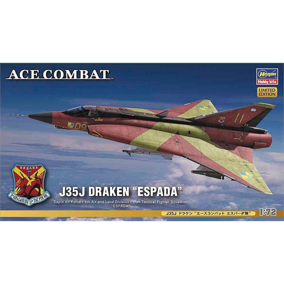 Hasegawa 652140 J35J Draken Ace Combat Espada - Massstab 1:72