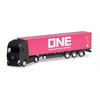 Herpa 066792 Mercedes-Benz Actros Gigaspace Container-Sattelzug "ONE" N